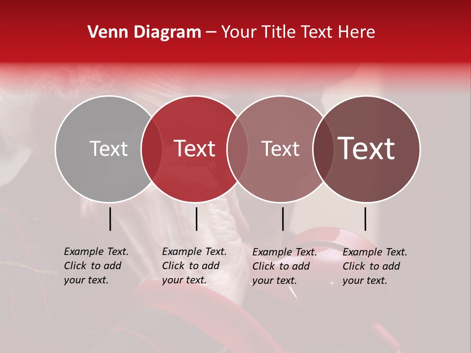 Elderly Woman On Phone PowerPoint Template