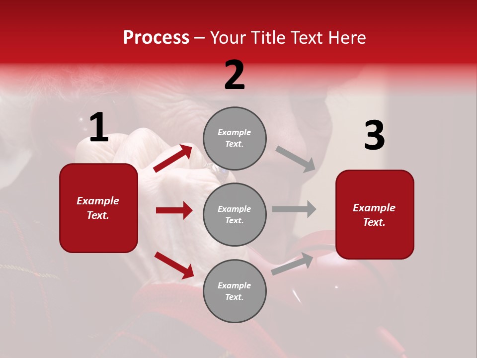 Elderly Woman On Phone PowerPoint Template