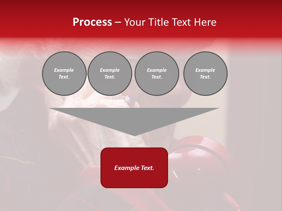 Elderly Woman On Phone PowerPoint Template