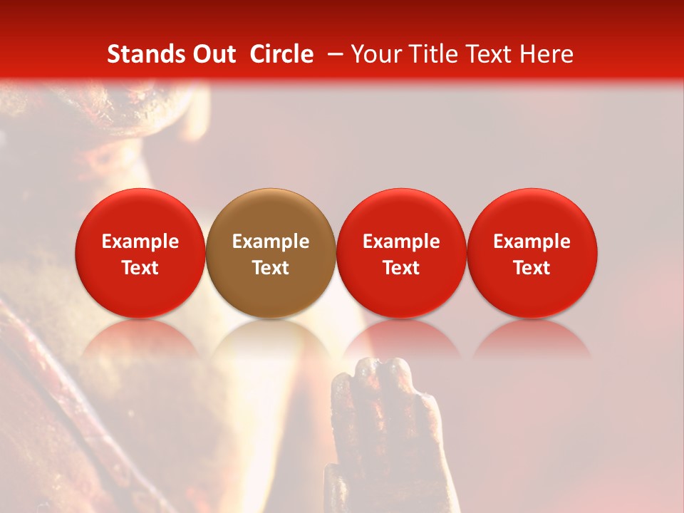 Buddha Statue With Very Shallow Dof. PowerPoint Template