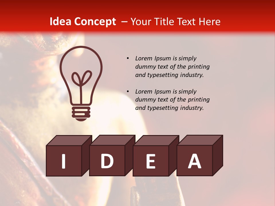 Buddha Statue With Very Shallow Dof. PowerPoint Template