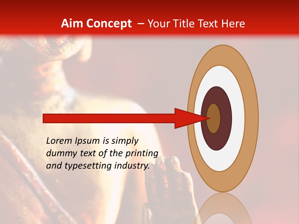 Buddha Statue With Very Shallow Dof. PowerPoint Template