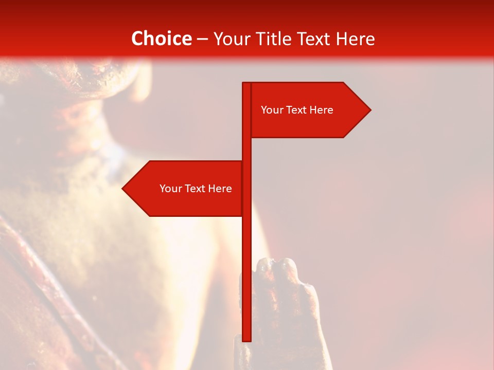 Buddha Statue With Very Shallow Dof. PowerPoint Template