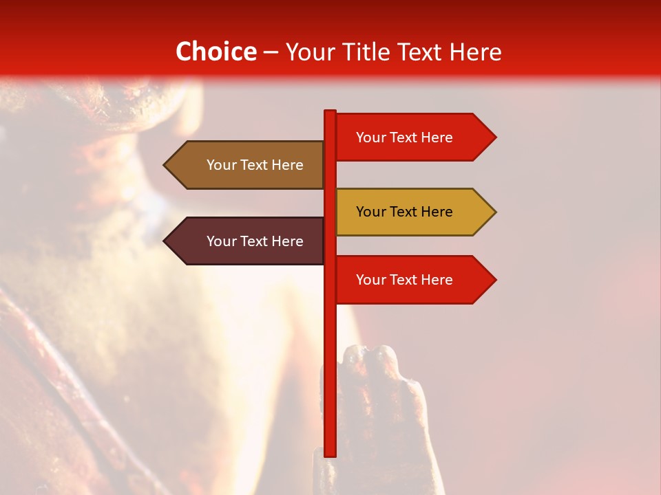 Buddha Statue With Very Shallow Dof. PowerPoint Template