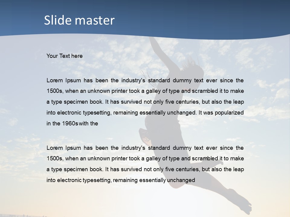 Floating Away PowerPoint Template