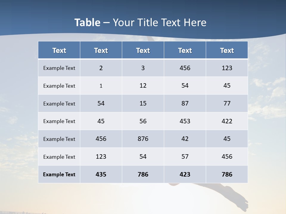 Floating Away PowerPoint Template