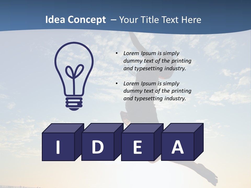 Floating Away PowerPoint Template