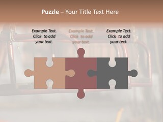 Closeup Of Aged Swings On A Playground PowerPoint Template