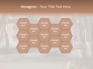 Closeup Of Aged Swings On A Playground PowerPoint Template