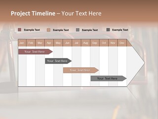 Closeup Of Aged Swings On A Playground PowerPoint Template