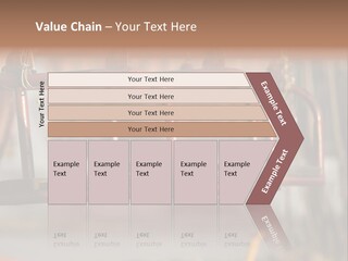 Closeup Of Aged Swings On A Playground PowerPoint Template