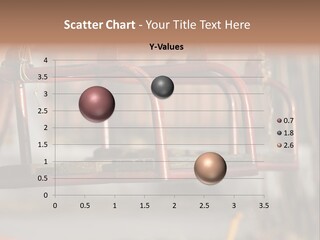 Closeup Of Aged Swings On A Playground PowerPoint Template