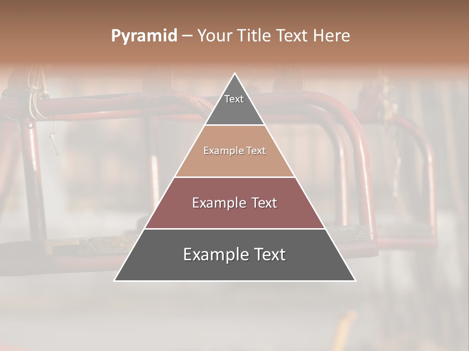 Closeup Of Aged Swings On A Playground PowerPoint Template