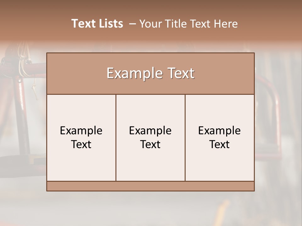 Closeup Of Aged Swings On A Playground PowerPoint Template
