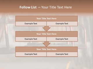 Closeup Of Aged Swings On A Playground PowerPoint Template