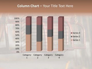 Closeup Of Aged Swings On A Playground PowerPoint Template