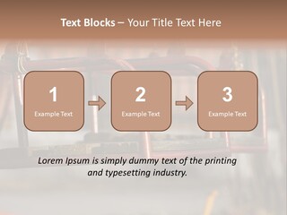 Closeup Of Aged Swings On A Playground PowerPoint Template