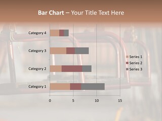 Closeup Of Aged Swings On A Playground PowerPoint Template
