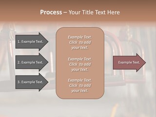 Closeup Of Aged Swings On A Playground PowerPoint Template
