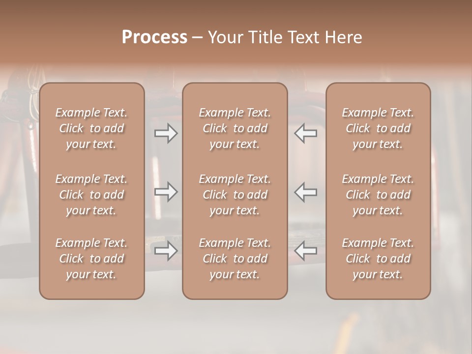 Closeup Of Aged Swings On A Playground PowerPoint Template