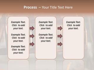 Closeup Of Aged Swings On A Playground PowerPoint Template