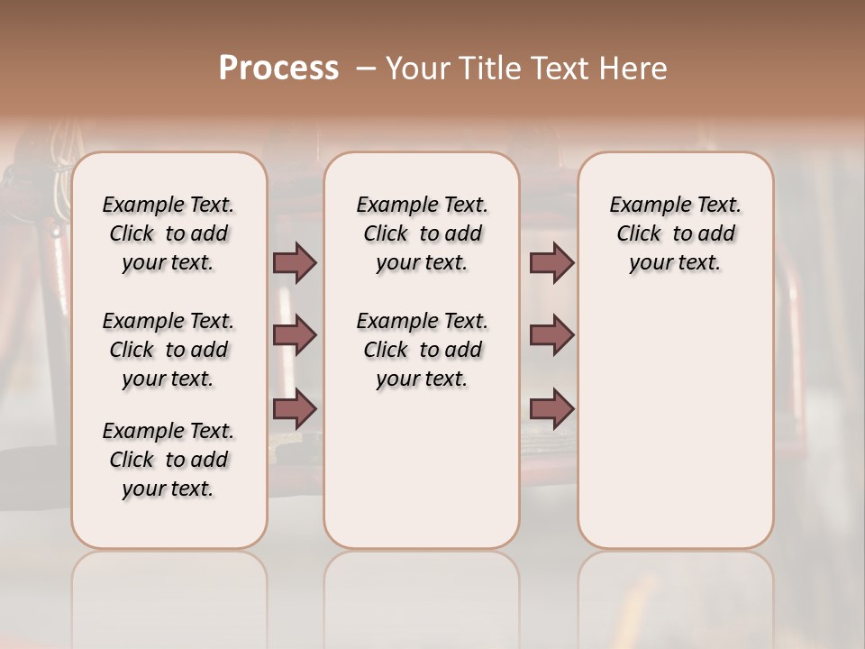 Closeup Of Aged Swings On A Playground PowerPoint Template
