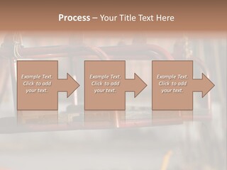 Closeup Of Aged Swings On A Playground PowerPoint Template