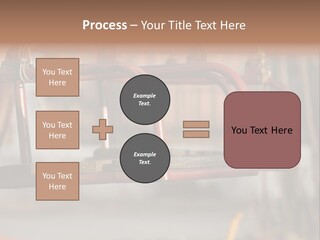 Closeup Of Aged Swings On A Playground PowerPoint Template