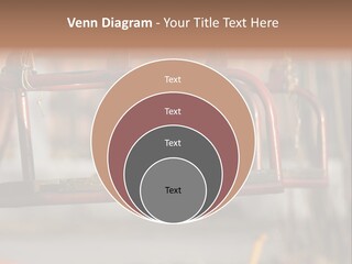 Closeup Of Aged Swings On A Playground PowerPoint Template