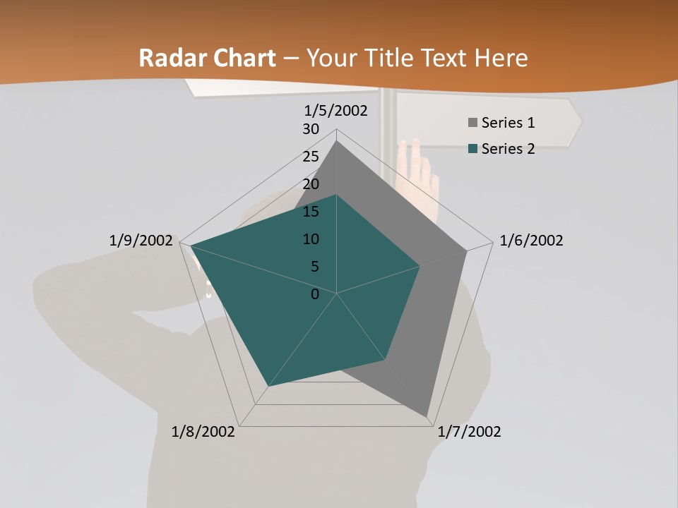 Career Paths - Business Choice Over Grey PowerPoint Template
