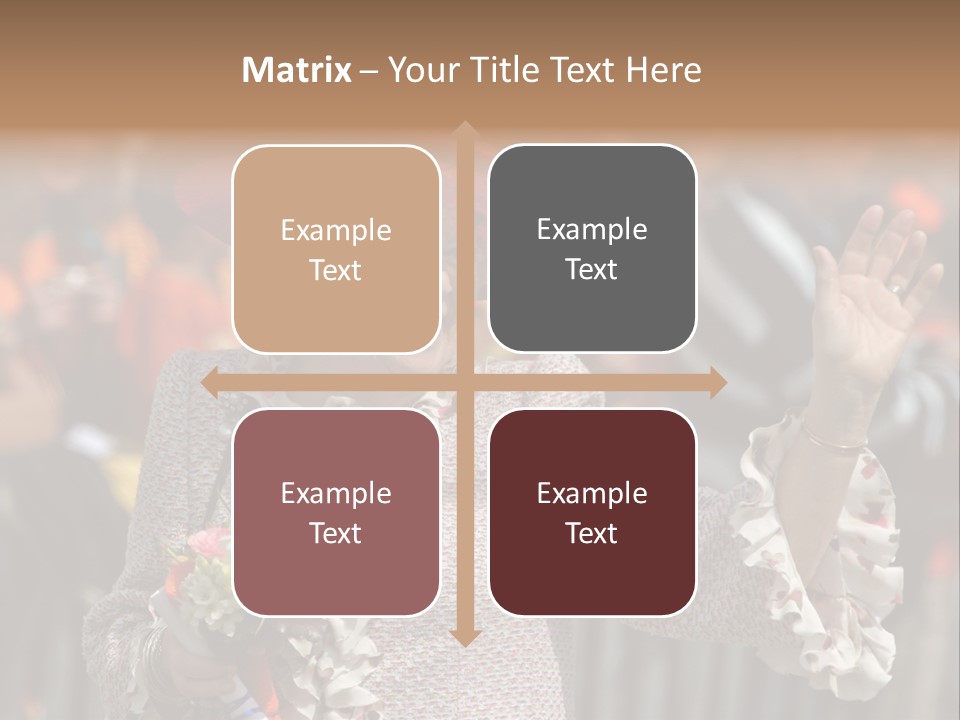 June 2008 - Queen Beatrix Of The Netherlands During Official Public Visit To The City Of The Hague, Netherlands PowerPoint Template