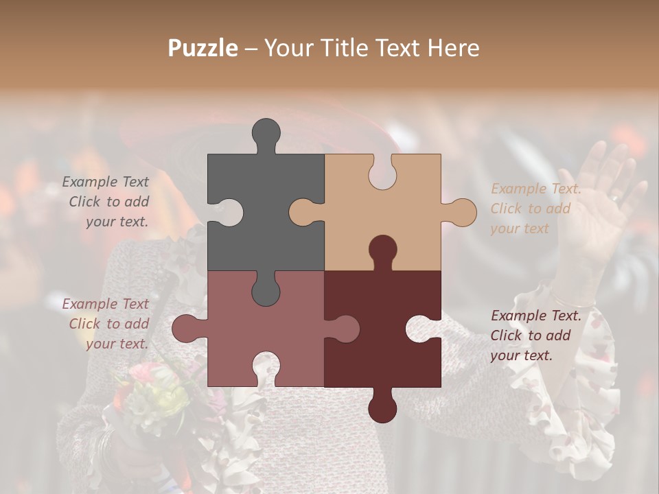 June 2008 - Queen Beatrix Of The Netherlands During Official Public Visit To The City Of The Hague, Netherlands PowerPoint Template