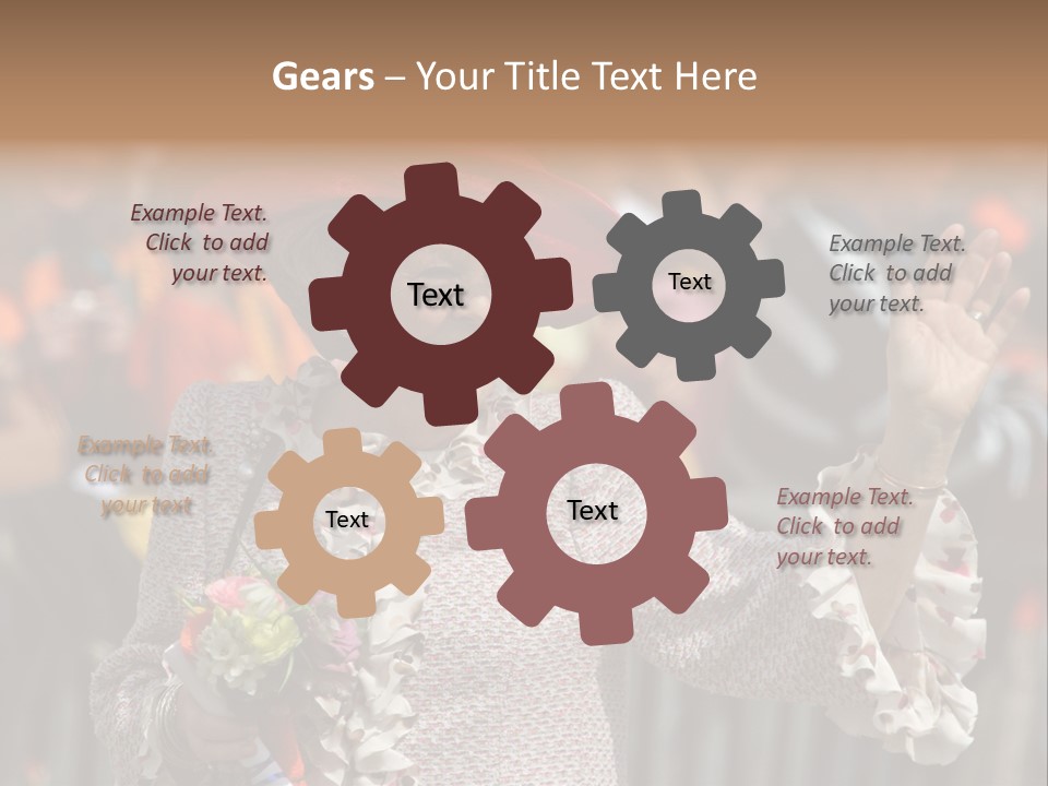 June 2008 - Queen Beatrix Of The Netherlands During Official Public Visit To The City Of The Hague, Netherlands PowerPoint Template