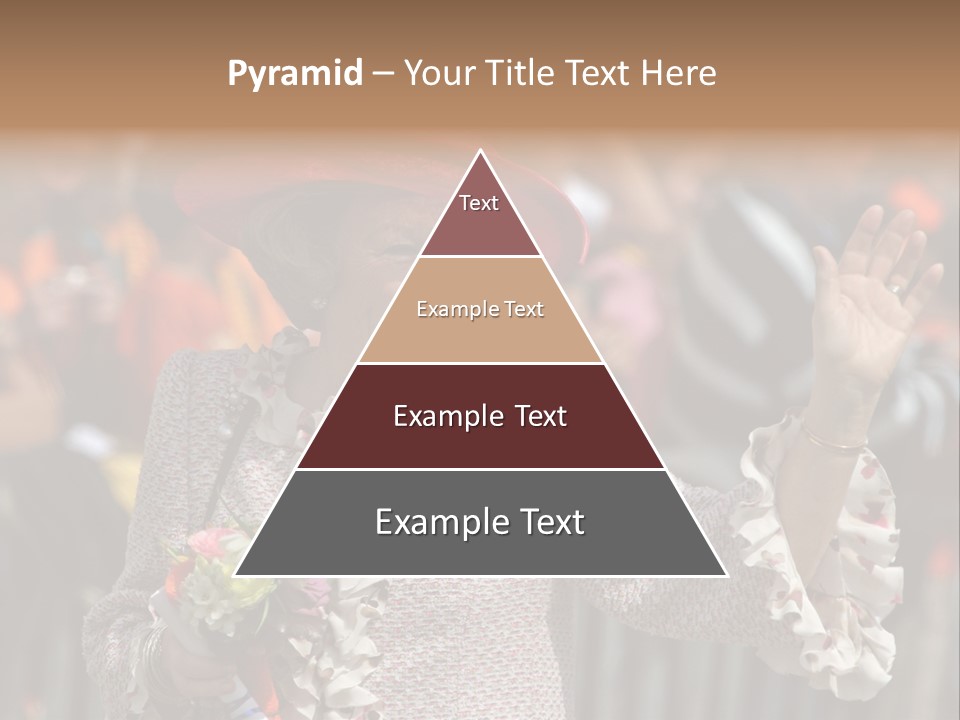 June 2008 - Queen Beatrix Of The Netherlands During Official Public Visit To The City Of The Hague, Netherlands PowerPoint Template