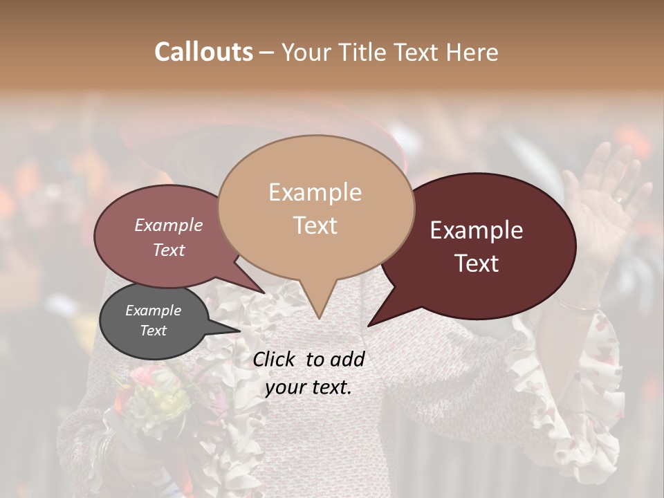 June 2008 - Queen Beatrix Of The Netherlands During Official Public Visit To The City Of The Hague, Netherlands PowerPoint Template