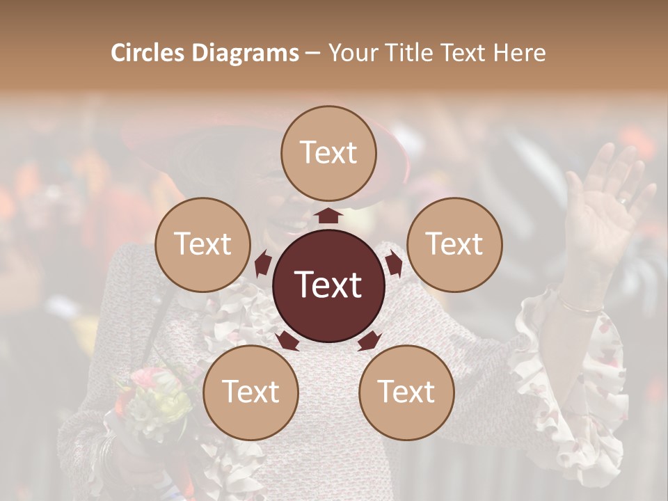 June 2008 - Queen Beatrix Of The Netherlands During Official Public Visit To The City Of The Hague, Netherlands PowerPoint Template