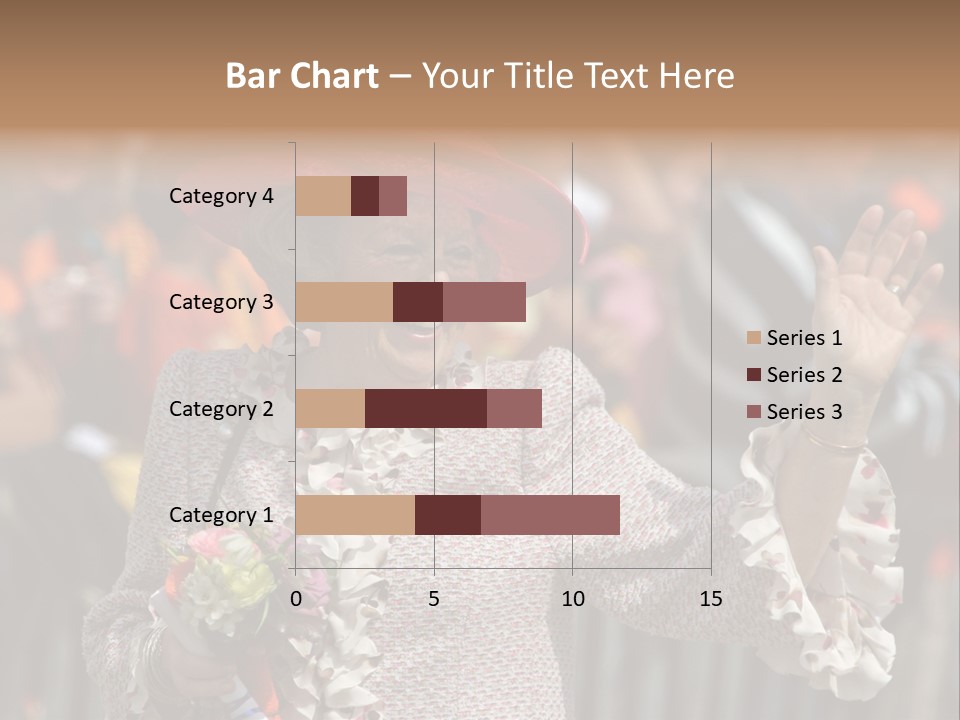 June 2008 - Queen Beatrix Of The Netherlands During Official Public Visit To The City Of The Hague, Netherlands PowerPoint Template