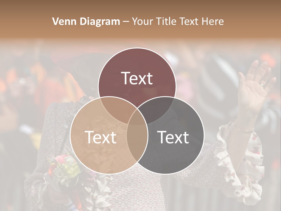 June 2008 - Queen Beatrix Of The Netherlands During Official Public Visit To The City Of The Hague, Netherlands PowerPoint Template