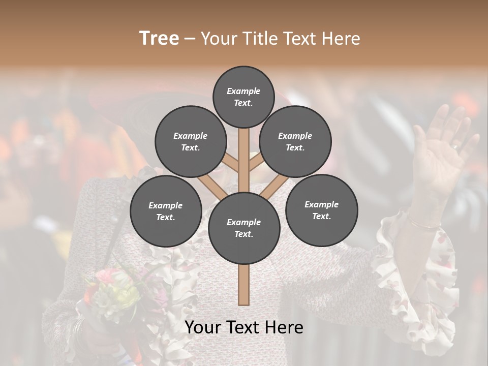 June 2008 - Queen Beatrix Of The Netherlands During Official Public Visit To The City Of The Hague, Netherlands PowerPoint Template