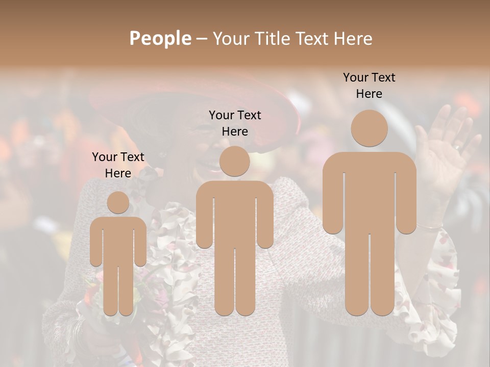 June 2008 - Queen Beatrix Of The Netherlands During Official Public Visit To The City Of The Hague, Netherlands PowerPoint Template