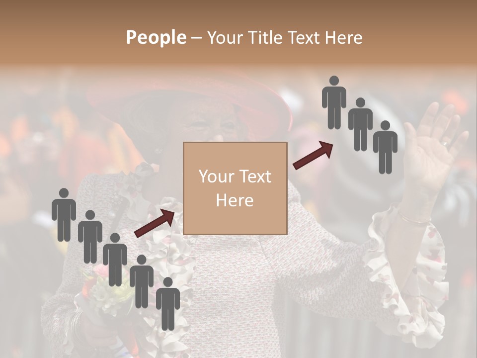 June 2008 - Queen Beatrix Of The Netherlands During Official Public Visit To The City Of The Hague, Netherlands PowerPoint Template