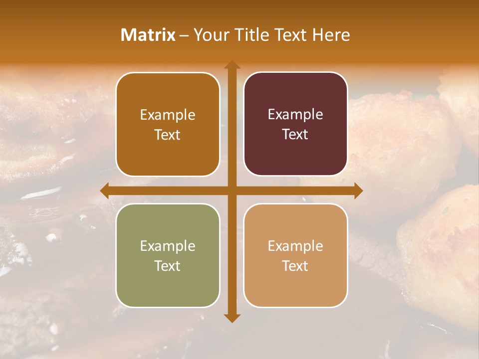 Sunday Roast Dinner With Beef And Yorkshire Pudding PowerPoint Template
