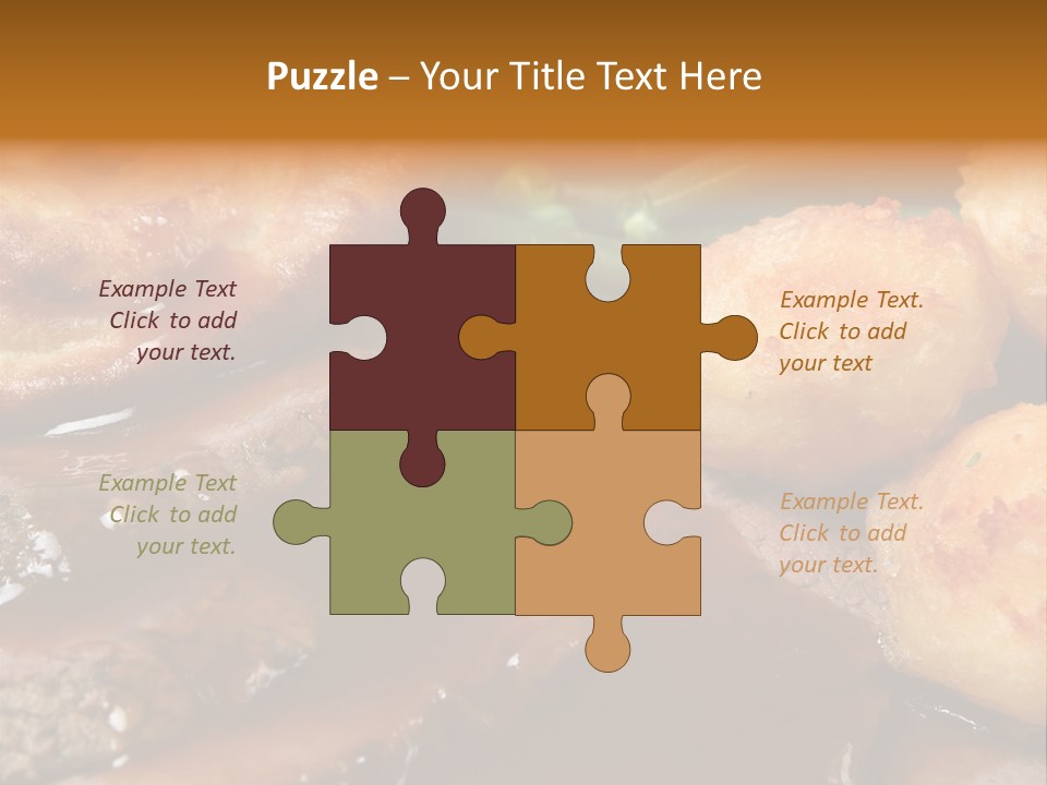 Sunday Roast Dinner With Beef And Yorkshire Pudding PowerPoint Template