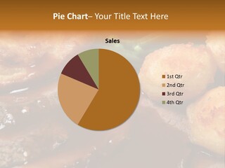 Sunday Roast Dinner With Beef And Yorkshire Pudding PowerPoint Template