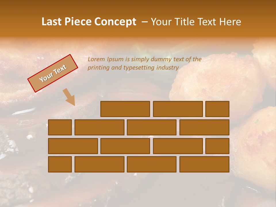 Sunday Roast Dinner With Beef And Yorkshire Pudding PowerPoint Template