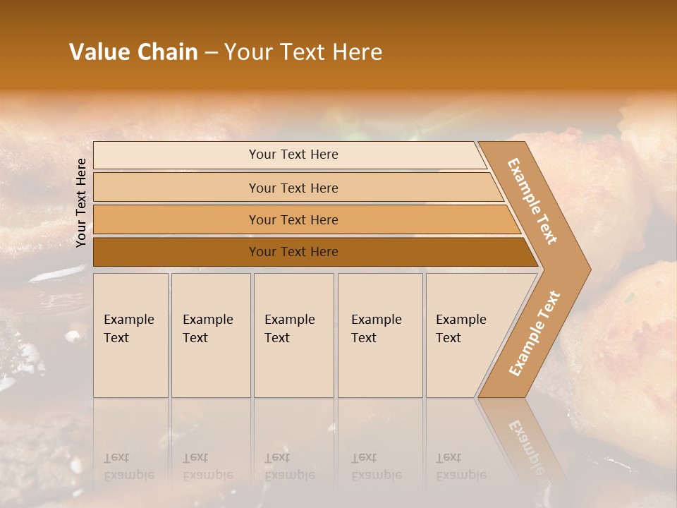 Sunday Roast Dinner With Beef And Yorkshire Pudding PowerPoint Template