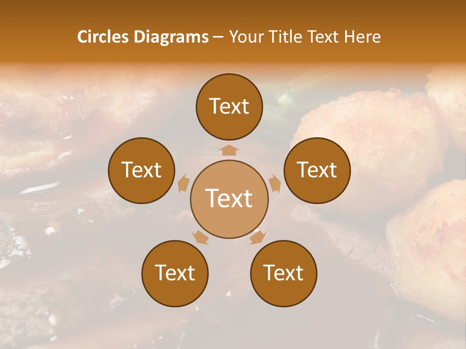 Sunday Roast Dinner With Beef And Yorkshire Pudding PowerPoint Template