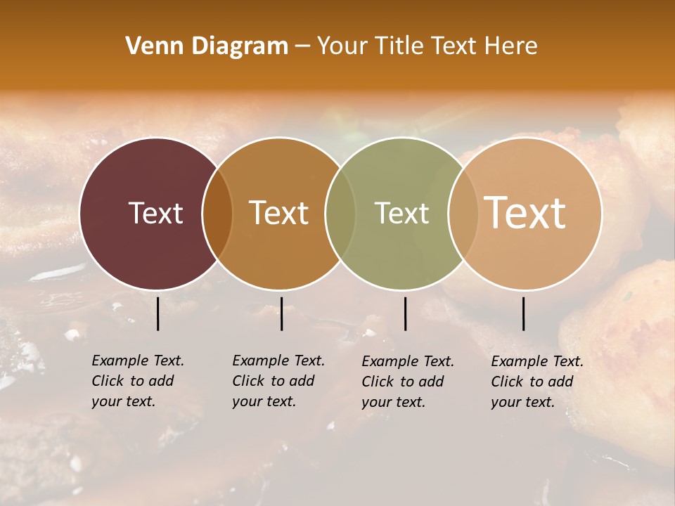 Sunday Roast Dinner With Beef And Yorkshire Pudding PowerPoint Template