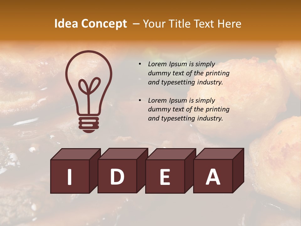 Sunday Roast Dinner With Beef And Yorkshire Pudding PowerPoint Template