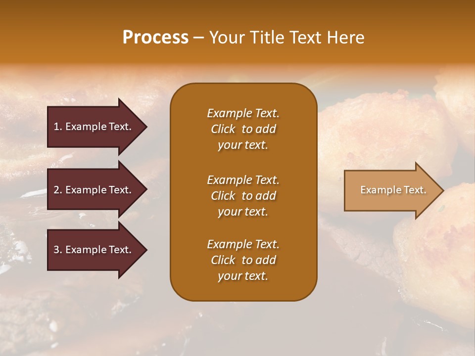 Sunday Roast Dinner With Beef And Yorkshire Pudding PowerPoint Template